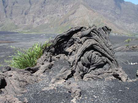 Stricklava, eine Form von Lava