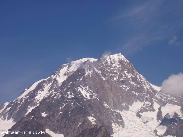 Wandern am Mont Blanc, Italien
