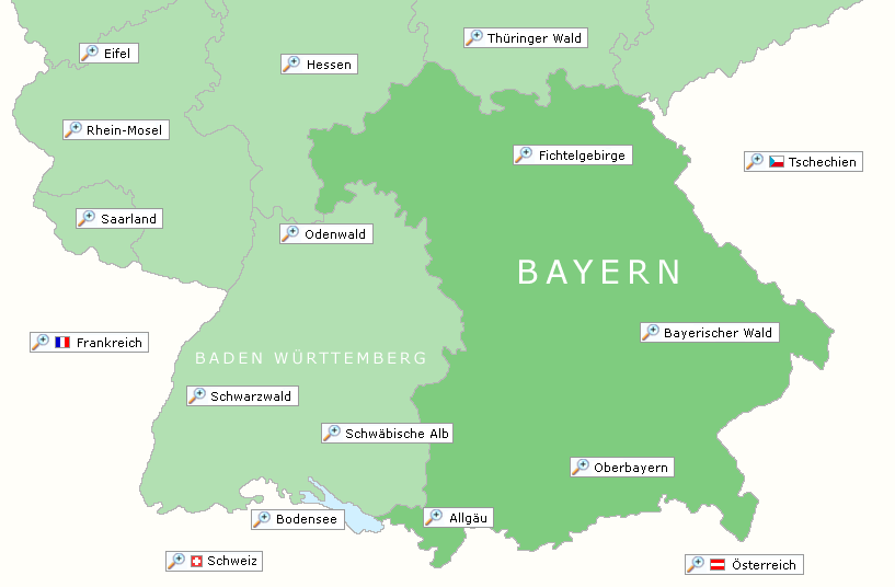 Bayern Karte