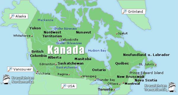 Kanada Urlaub: Kanada Reisen Nordamerika. Reise Kanada