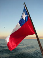 Flagge in Chile