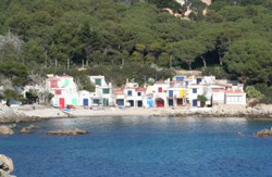 Fischerdorf an der Costa Brava