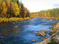 Fluss Finnland