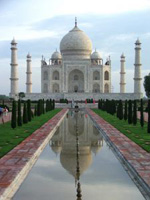 Auswandern nach Indien- hier das Taj Mahal