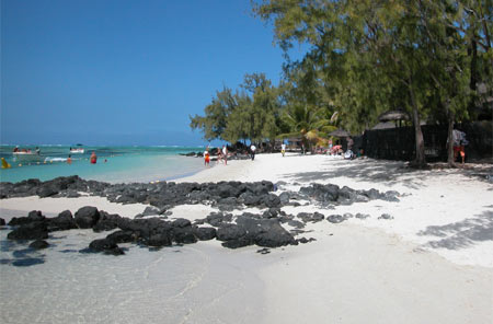 Strand von Mauritius