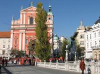 Ljublijana in Slowenien