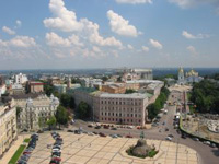 Aussicht auf Kiev