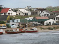 Fischerdorf in Uruguay