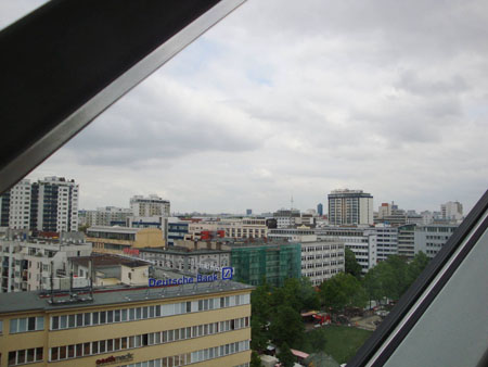 Aussicht von der 7. Etage bis zum Fernsehturm