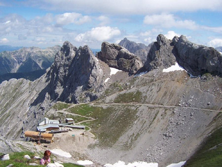 ausblick auf bergstation