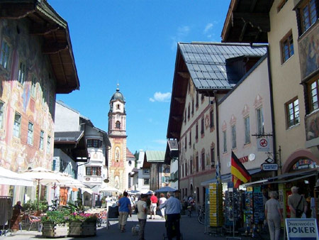 mittenwald fussgaengerzone