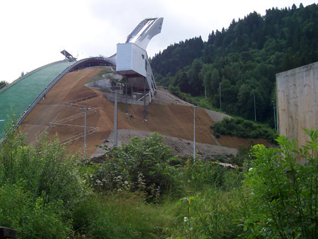 olympiaschanze bei garmisch