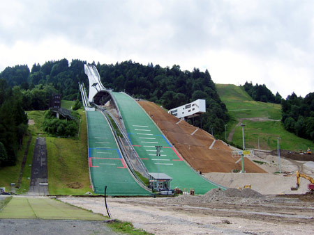 olympiaschanze in bau