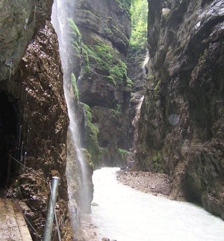 partnachklamm wasserfaelle