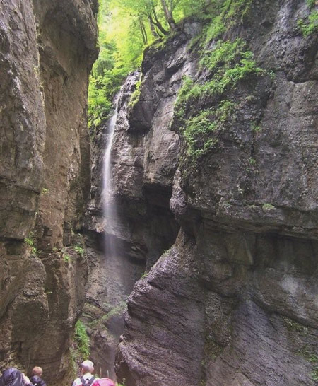 wasserfall klamm