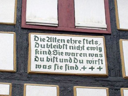Bensheim an der Bergstraße, Inschr