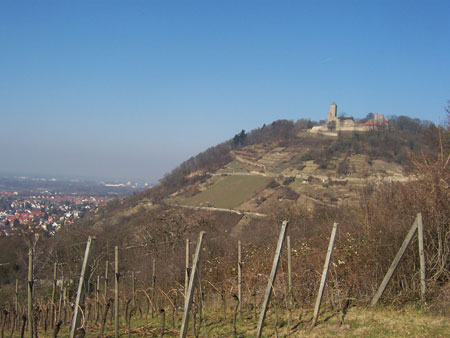 Starkenburg über Heppenheim