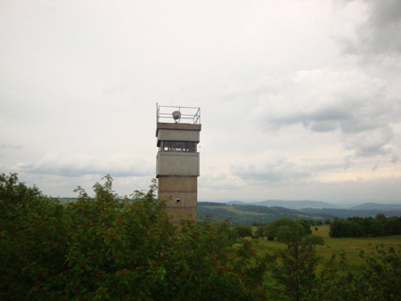 Ehemaliger Wachturm zwischen Thüringen und Bayern