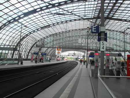 Obere Gleishalle, Hauptbahnhof Berlin