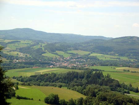 Wunderschöner Blick auf Gersfeld