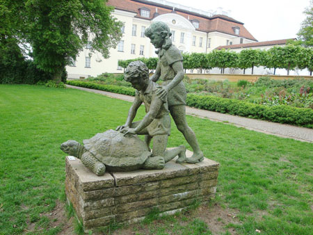 Skulptur im Schlossgarten