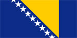 Flagge von Bosnien und Herzogowina