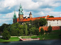 Schloss in Krakau, Polen