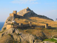 Burg in der Ukraine