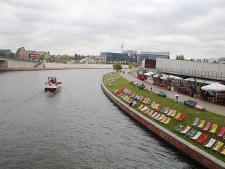 Liegestuhlvermietung Spree, Spreebogen