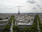 Panoramablick auf Paris