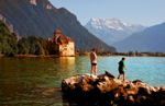 Campingurlaub am See, Schweiz