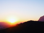 Landschaft Sonnenuntergang