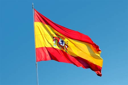 Spanien Urlaub - Flagge