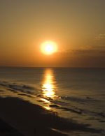 Sunrise on the beach South Carolina