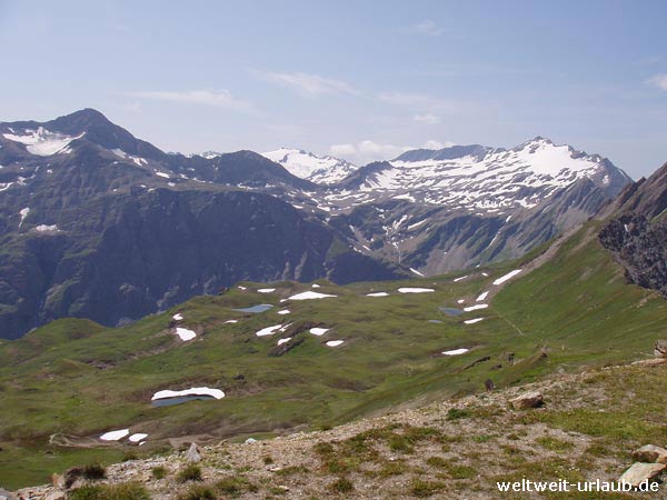 Aussicht/Ausblick vom Mont Blanc