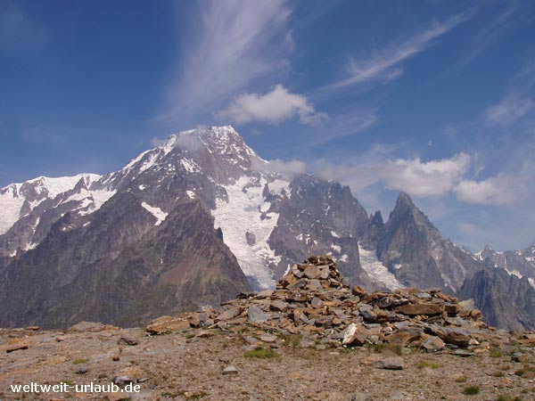 Mont Blanc Gebirge