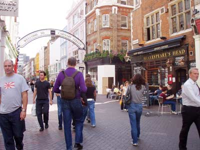 Carnaby Street im SOHO