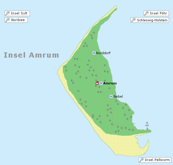 Karte Amrum