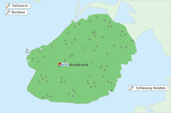 Karte Nordstrand