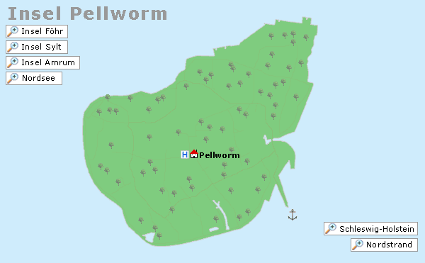 Karte Pellworm