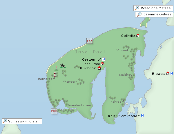 Karte Insel Poel
