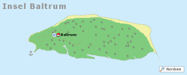 Karte Baltrum