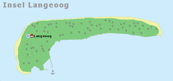 Karte Langeoog