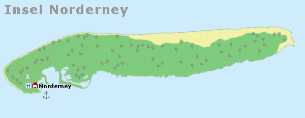 Karte Norderney