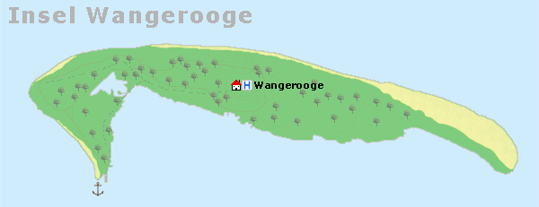 Karte Wangerooge