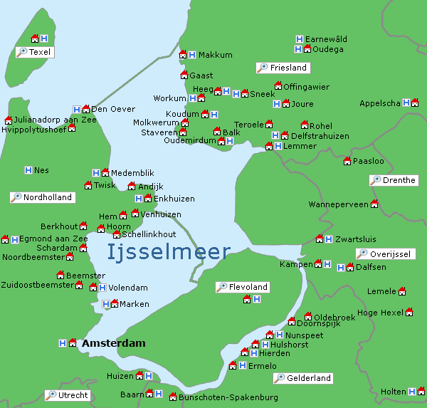 Karte Ijsselmeer
