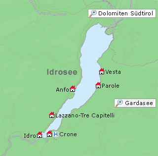 Karte Idrosee