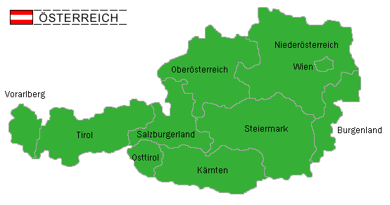 Karte Österreich