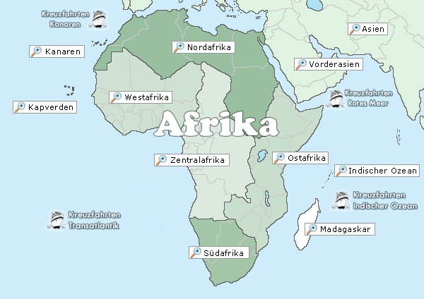 Afrika Karte