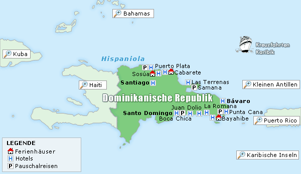 Karte DomRep